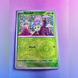 morelull [reverse holo] - 008/191 (common) — pokemon: surging sparks